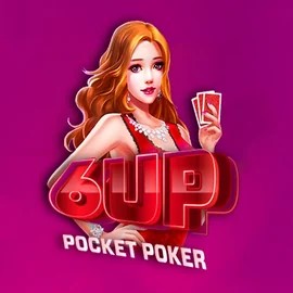 Logo of 6 Up Pocket Poker from FlipLuck at BetBuffoon Casino