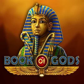 Logo of Book of Gods from BF Games at BetBuffoon Casino