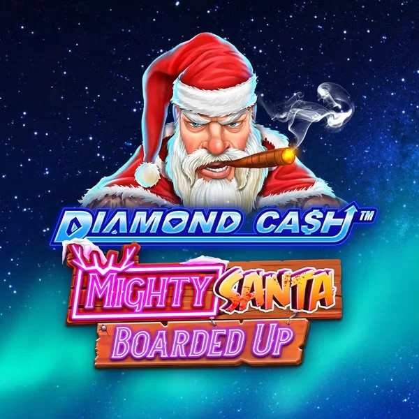 Diamond Cash Mighty Santa Boarded Up logo by Greentube BetBuffoon Casino
