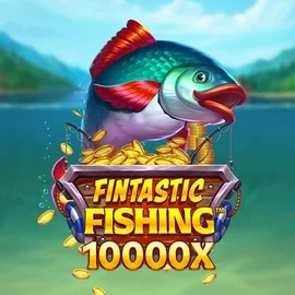 Fintastic Fishing slot logo by Foxium at BetBuffoon CasinoFintastic Fishing