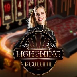 Lightning Roulette logo by Evolution BetBuffoon Casino