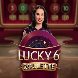 Official Live Casino logo: Lucky 6 Roulette by Pragmatic Play at BetBuffoon Casino