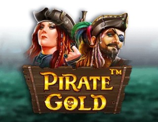 Pirate Gold slot logo by Pragmatic Play at BetBuffoon Casino