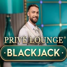 Privé Lounge Blackjack online game logo by Pragmatic Play on betbuffoon.eu.com